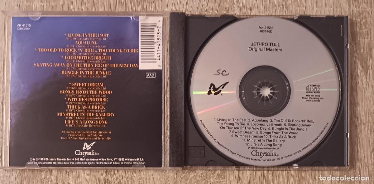 CDs de m&uacute;sica: CD COMPACT DISC JETHRO TULL ORIGINAL MASTERS - Foto 2