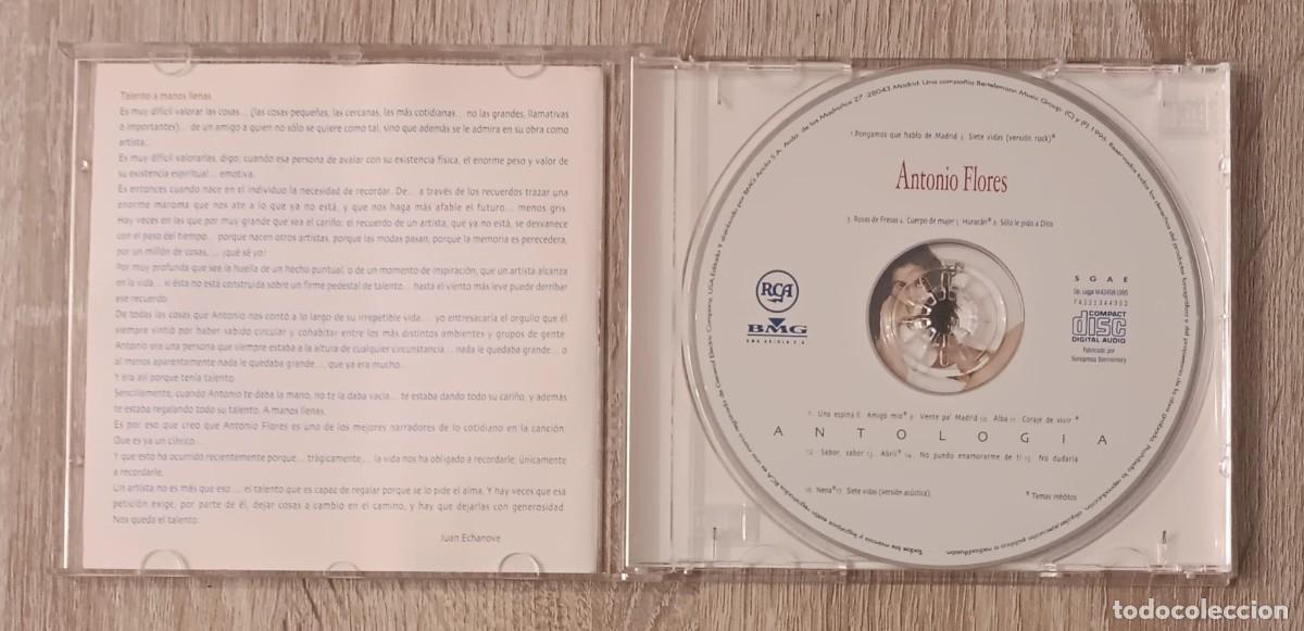 CDs de m&uacute;sica: CD COMPACT DISC ANTONIO FLORES ANTOLOGIA - Foto 2