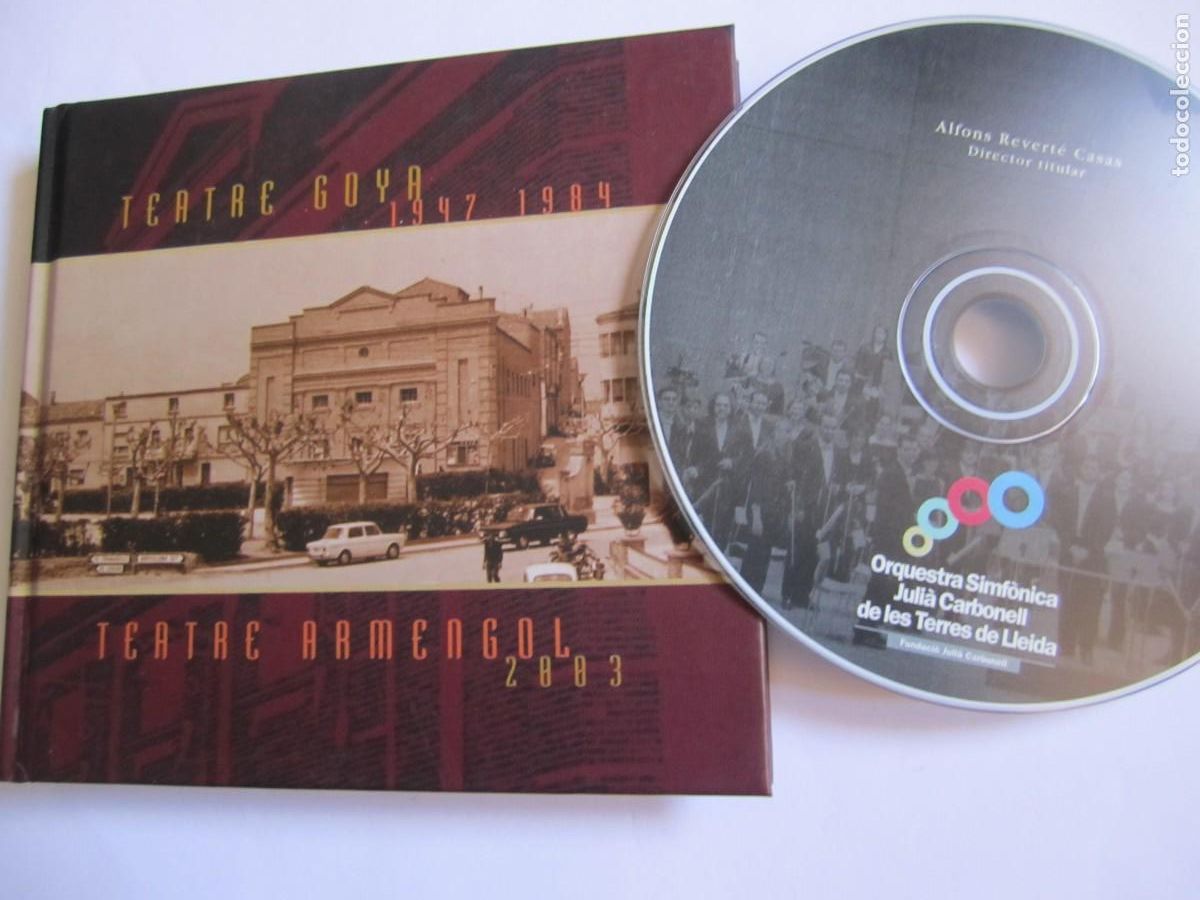 CDs de m&uacute;sica: libro cd teatre goya teatre armengol ajuntament bellpuig