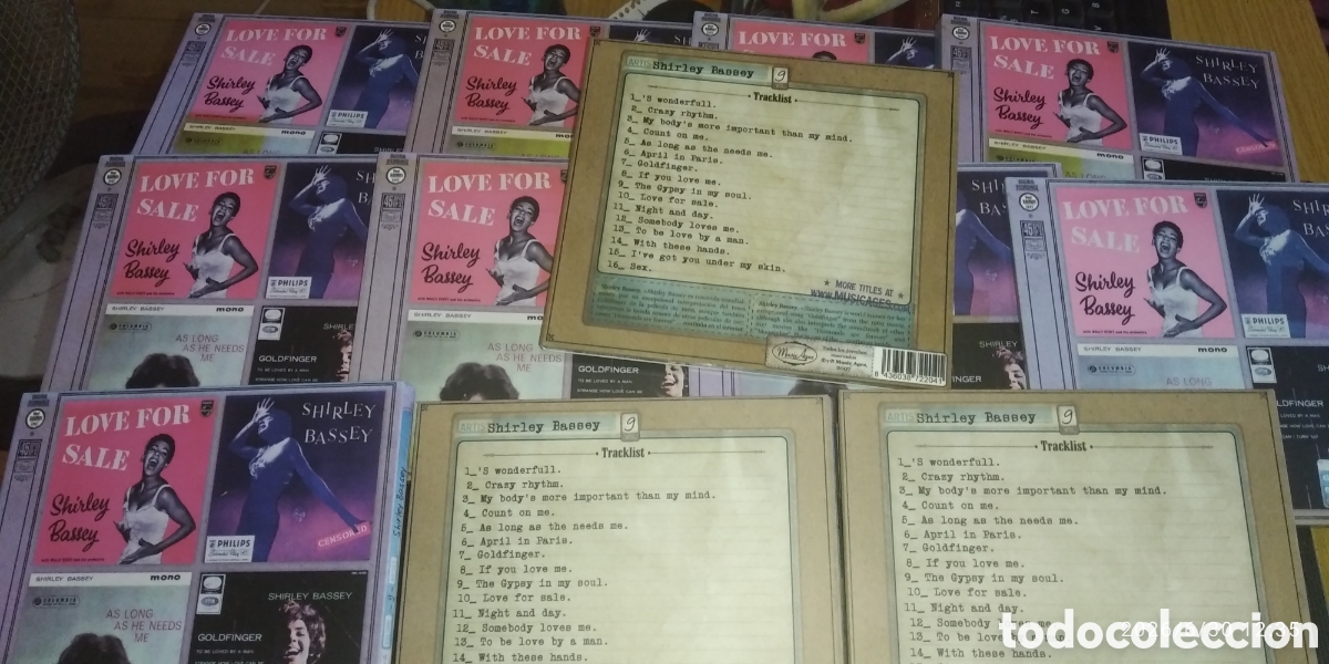 CDs de m&uacute;sica: Lote de 12 CDS de Shirley Bassey iguales IDEAL PARA VOLVER A VENDER-Como nuevo &middot; Soul