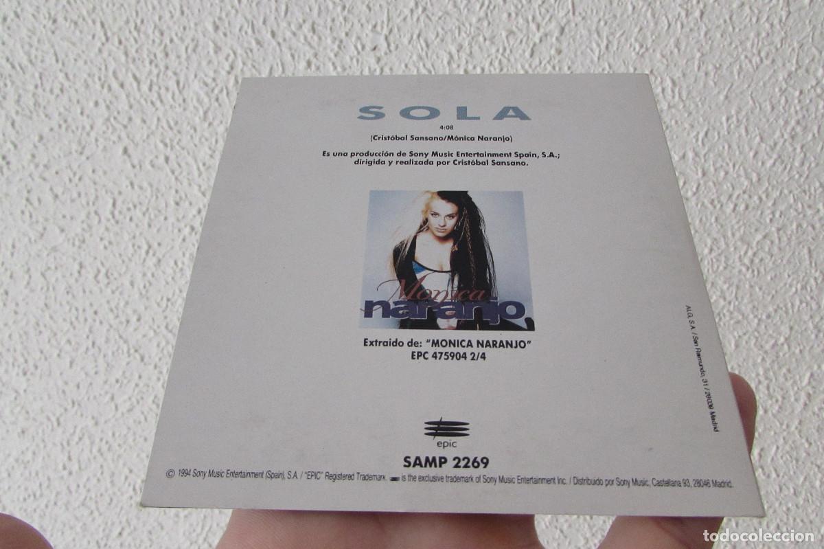 CDs de m&uacute;sica: MONICA NARANJO. Sola cd single - Foto 2