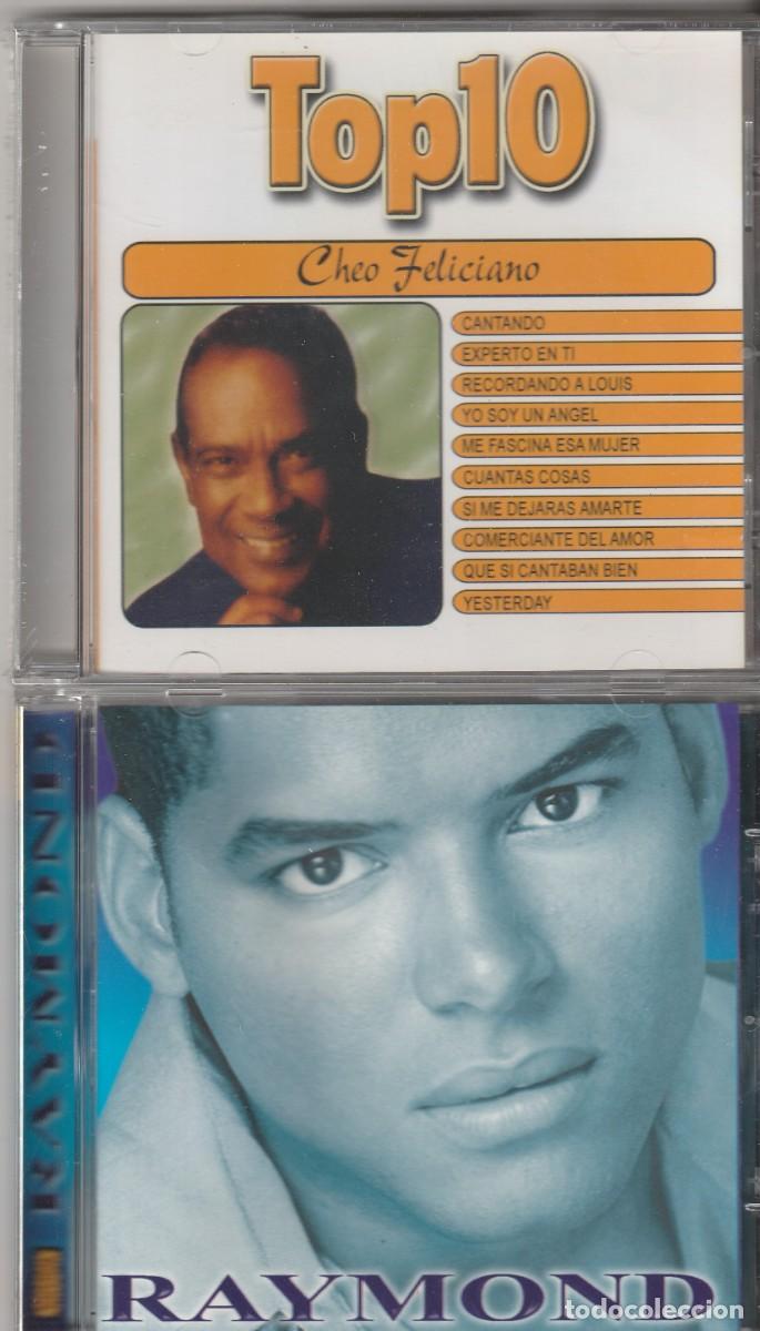 CDs de m&uacute;sica: CHEO FELICIANO + RAYMOND -SALSEROS CON RITMO SABROSO-2 CDS