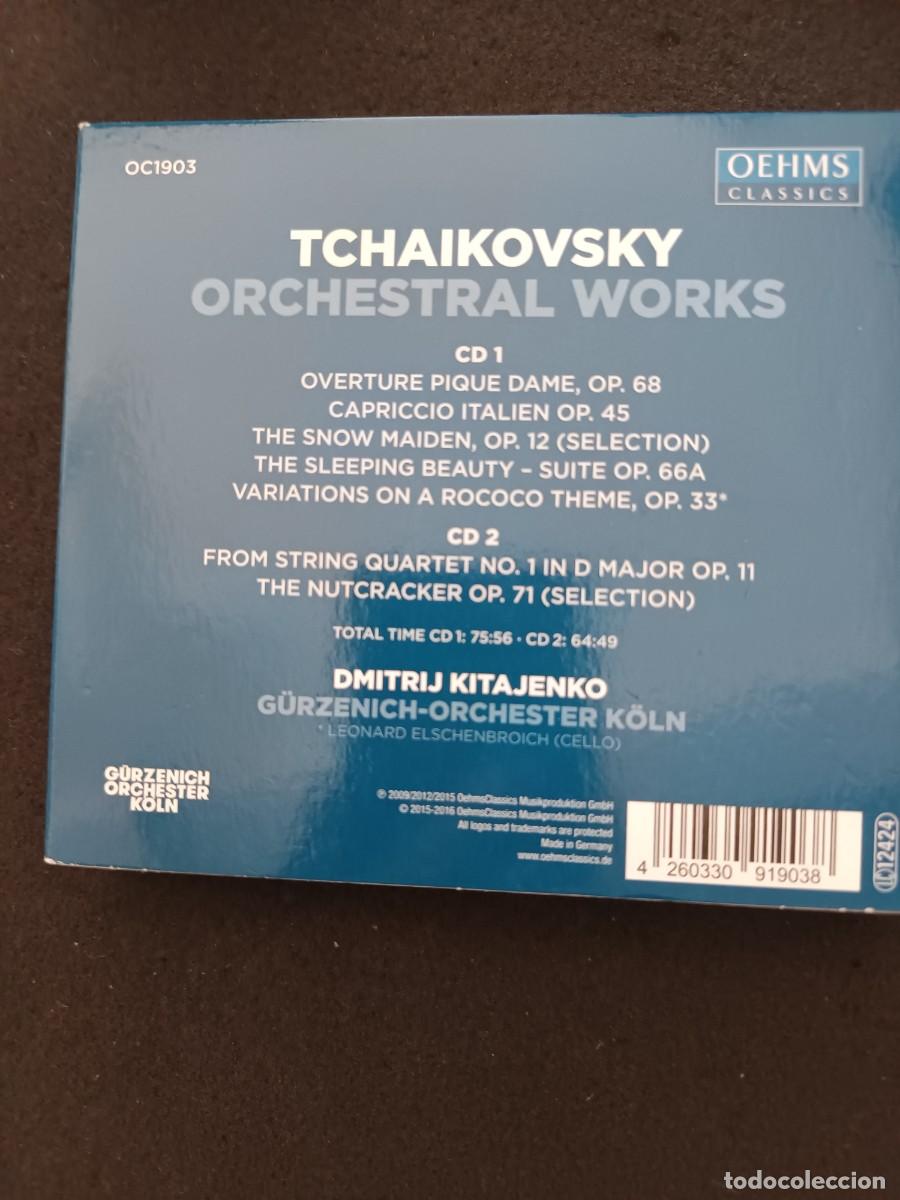 CDs de m&uacute;sica: 2 cd. TCHAIKOVSKY: ORCHESTRAL WORKS.- DIR.: DMITRIJ KITAJENKO.- G&Uuml;RZENICH-ORCHESTER K&Ouml;LN