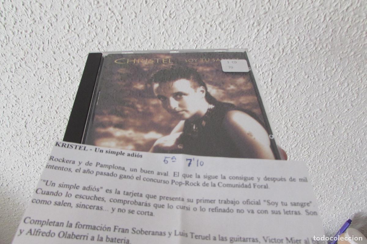 CDs de m&uacute;sica: CHRISTEL, SOY TU SANGRE - CD CADENA 100