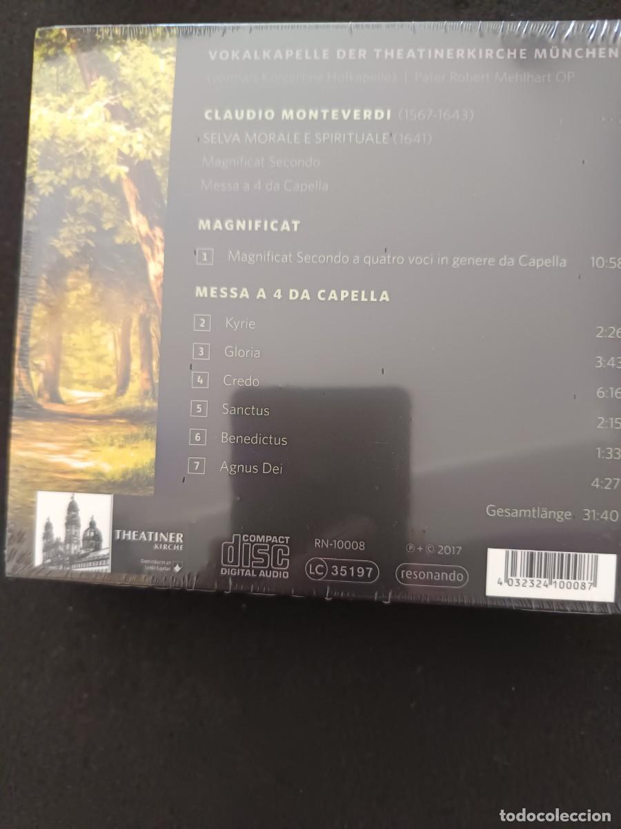 CDs de m&uacute;sica: MONTEVERDI. SELVA MORALE E SPIRITUALE.MAGNIFICAT SECONDO. MESSA A 4 DA CAPELLA