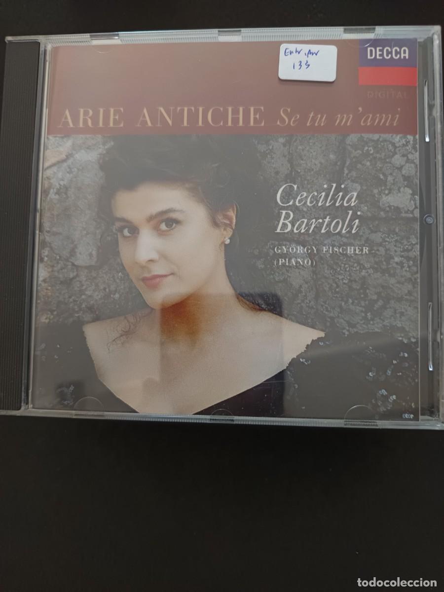 CDs de m&uacute;sica: CECILIA BARTOLI: ARIE ANTICHE. SE TU M'AMI. PIANO: GY&Ouml;RGY FISCHER