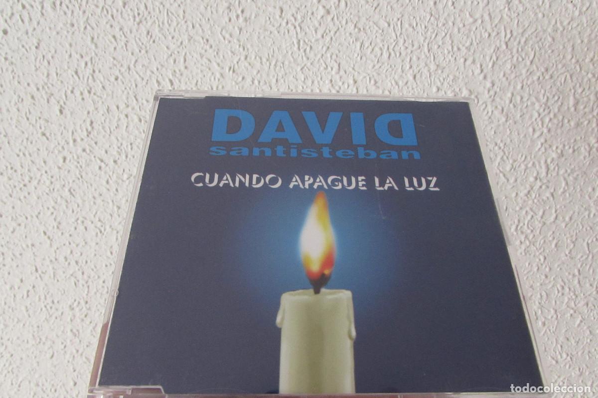 CDs de m&uacute;sica: DAVID SANTISTEBAN CUANDO APAGUE LA LUZ PROMO CD SINGLE