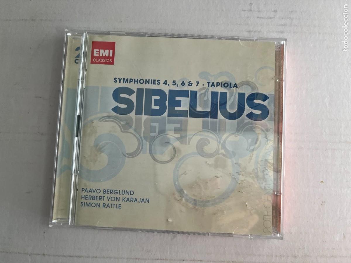 CDs de m&uacute;sica: SIBELIUS 4 7 TAPIOLA PAAVO BERGLUND EMI - CD MUSICA KREATEN 2 CDS