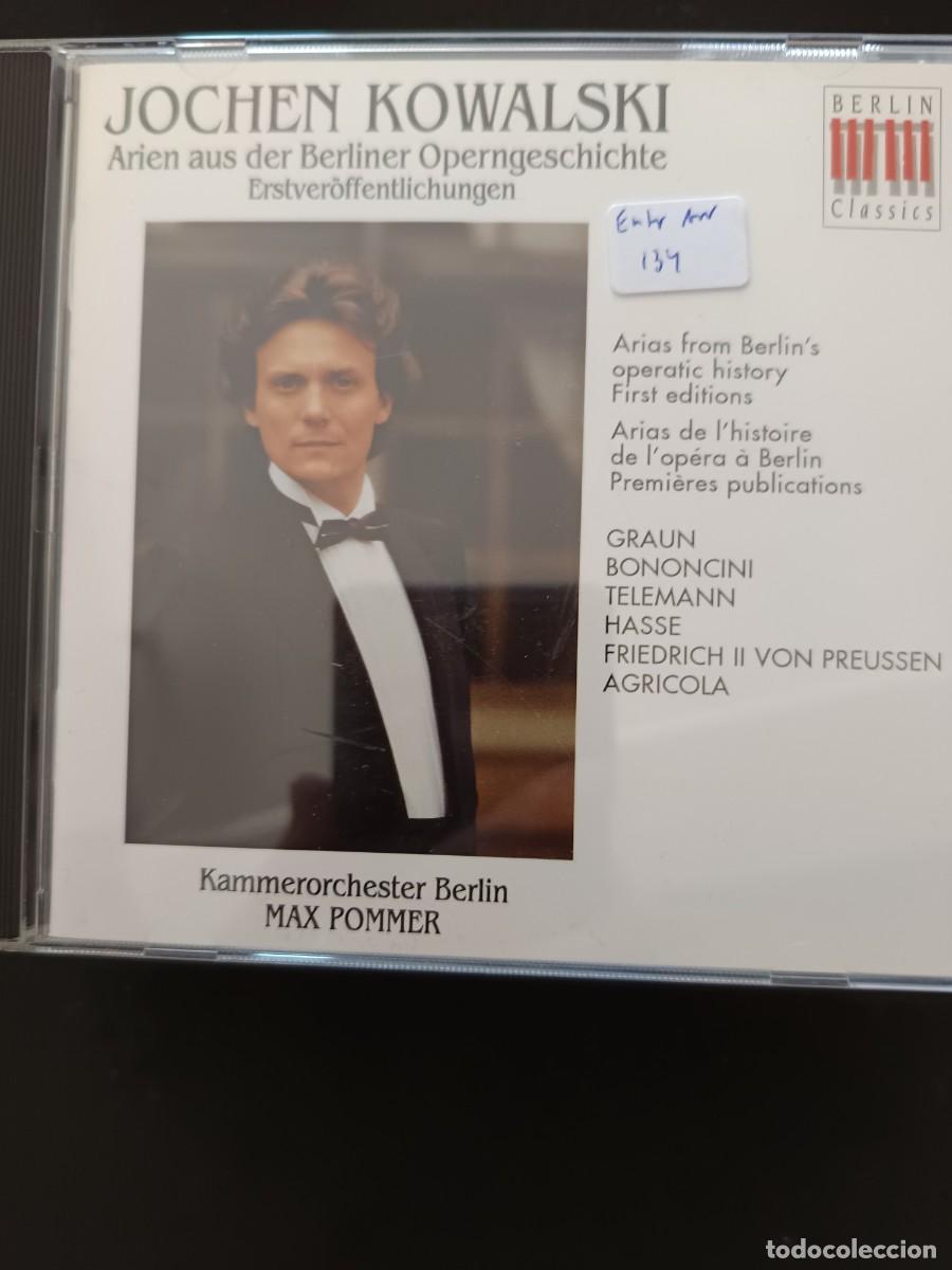 CDs de m&uacute;sica: JOCHEN KOWALSKI. ARIEN AUS DER BERLINER OPERNGESCHICHTE. ERSTVER&Ouml;FFENTLICHUNGEN