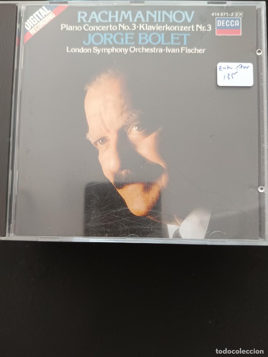 CD de M&uacute;sica: RACHMANINOV: PIANO CONCERTO 3. PIANO JORGE BOLET. DIRECTOR: IVAN FISCHER. LONDON SYMPHONY ORCHESTRA