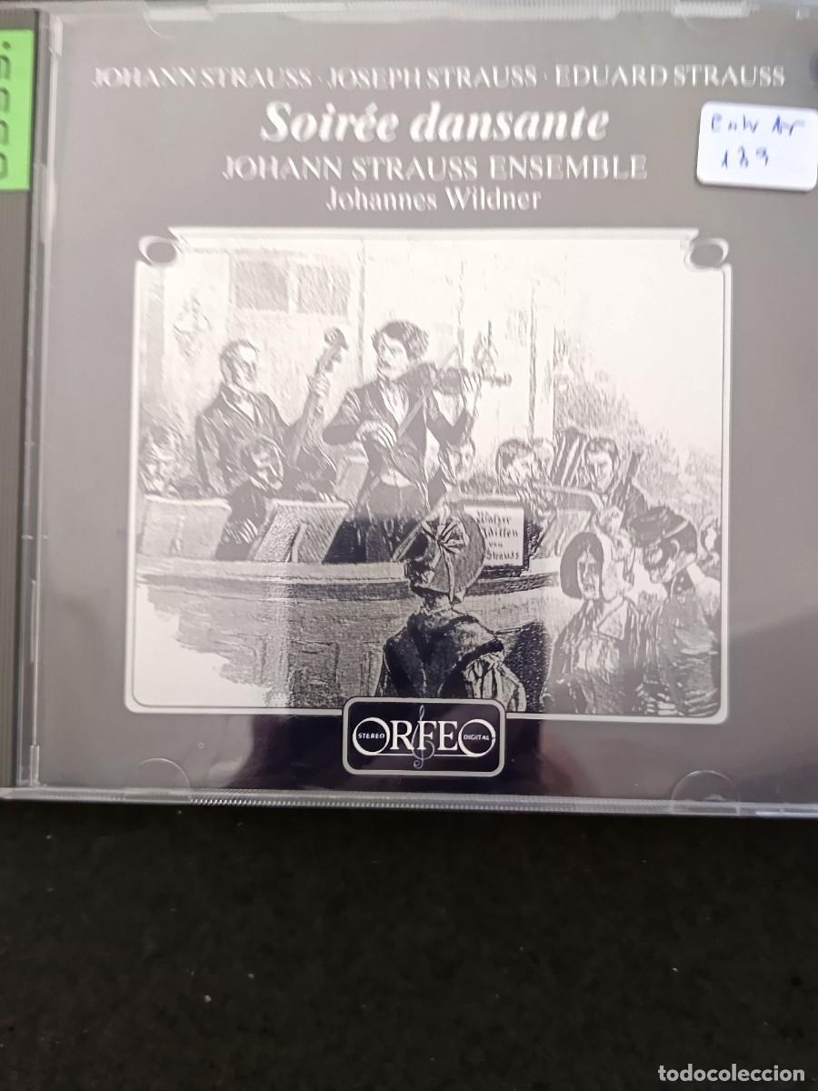 CDs de m&uacute;sica: JOHANN STRAUSS. JOSEPH STRAUSS, EDUARD STRAUSS. SOIR&Eacute;E DANSANTE. JOHANN STRAUSS ENSEMBLE.