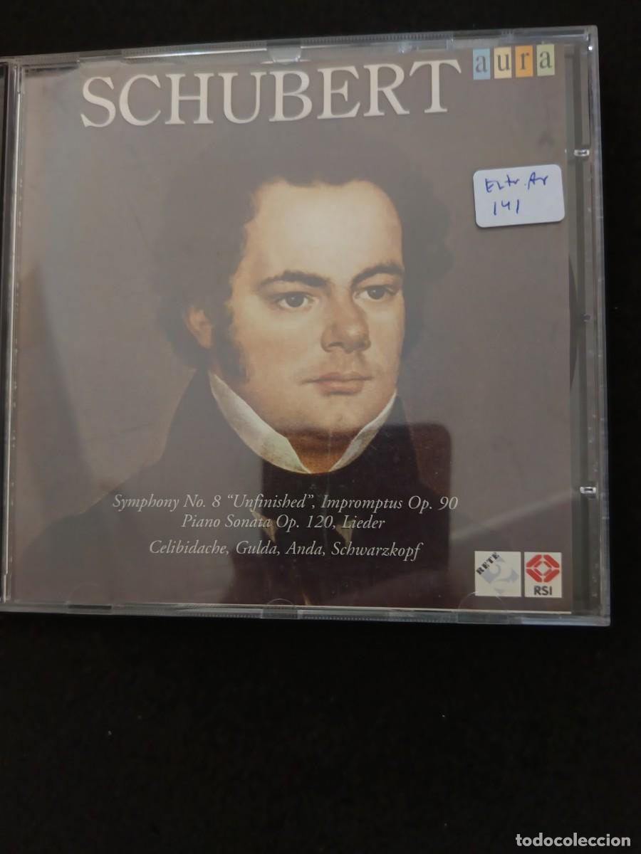 CDs de m&uacute;sica: SCHUBERT: SINF 8 / IMPROPTUS OP. 90 / PIANO SONATA OP. 120 / LIEDER. CELIBIDACHE, GULDA, ANDA, SCHW