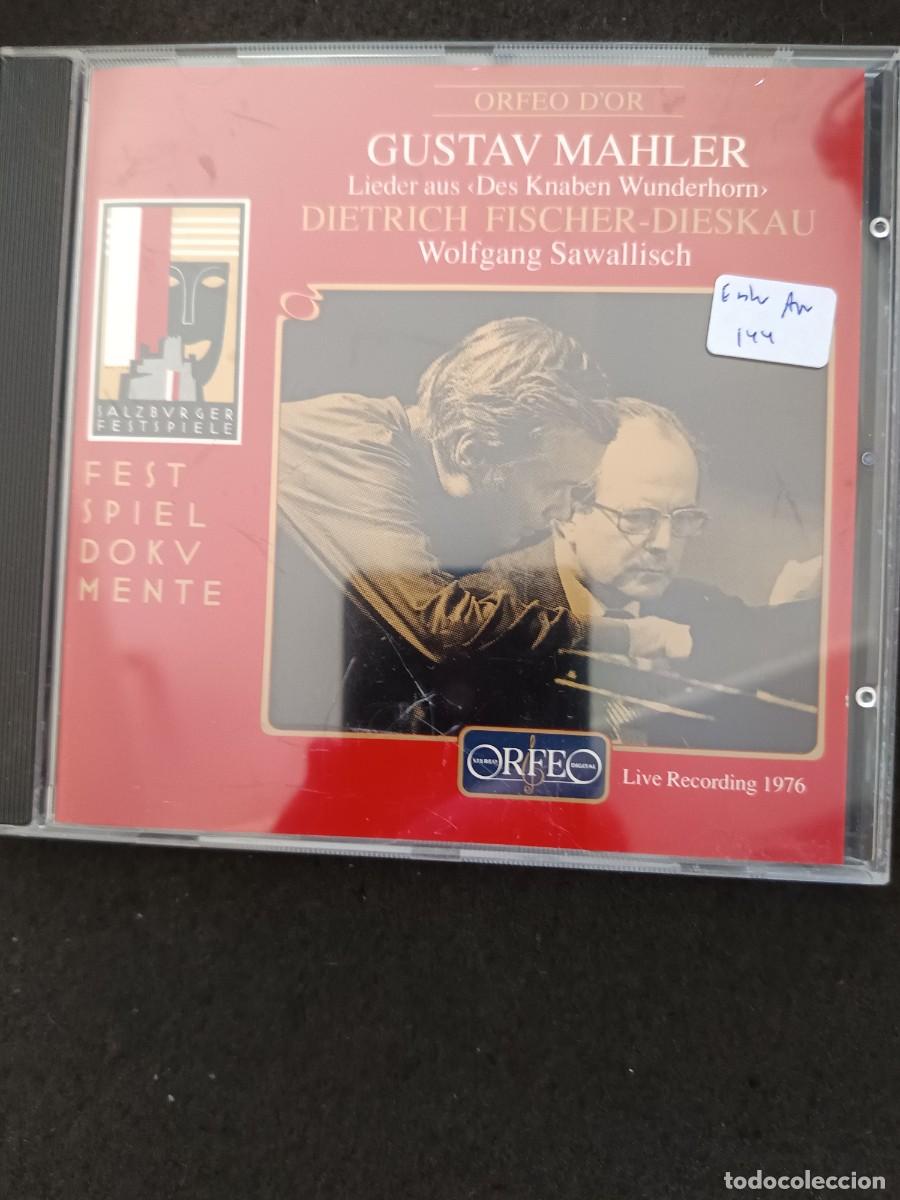CDs de m&uacute;sica: MAHLER. LIEDER AUS &rdquo;DES KNABEN WUNDERHORN&rdquo;. DIETRICH FISCHER-DIESKAU. WOLFGANG SAWALLISCH