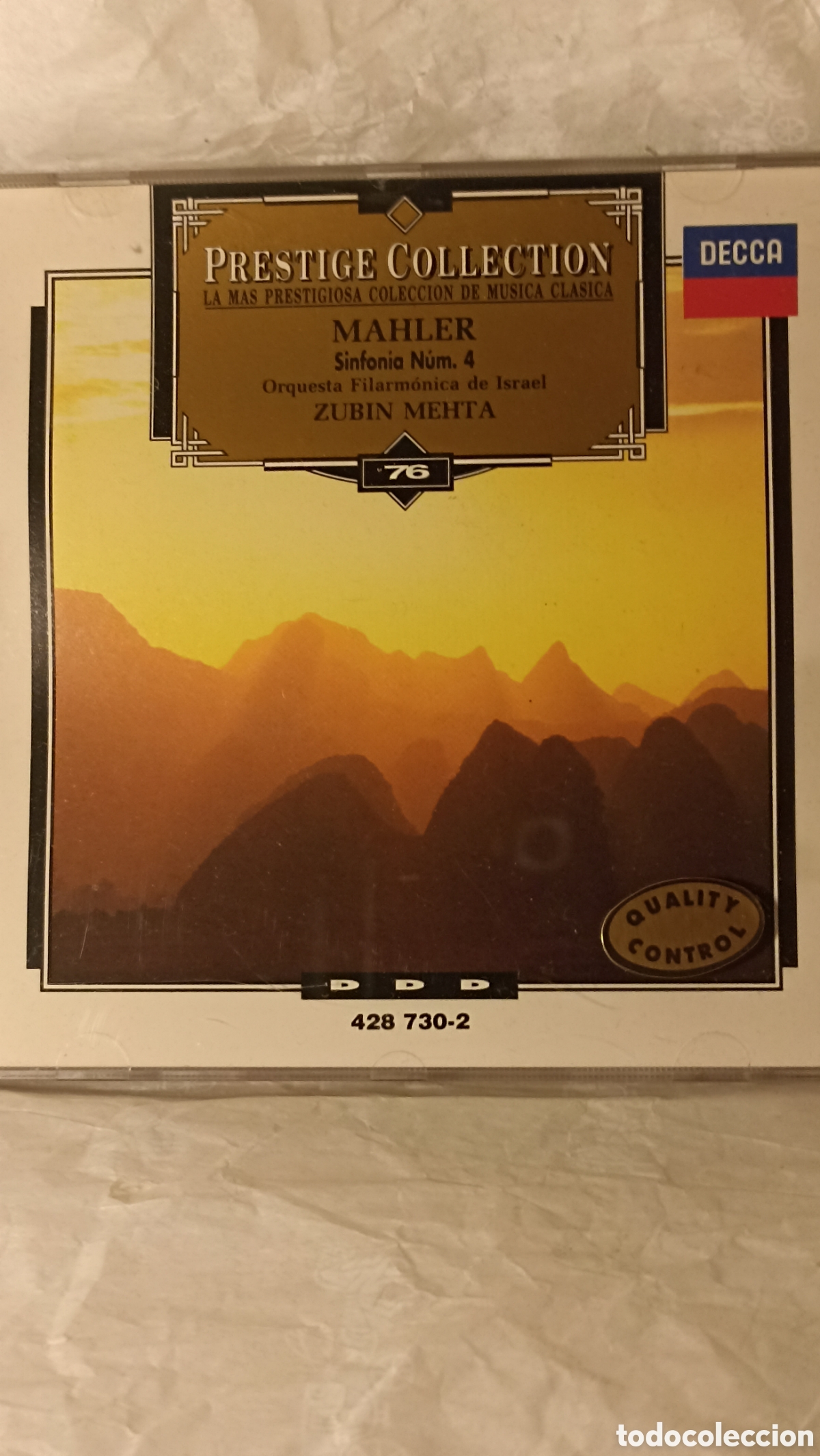 CDs de m&uacute;sica: MINT.Sinfon&iacute;a n&uacute;m. 4 de Gustav Mahler.