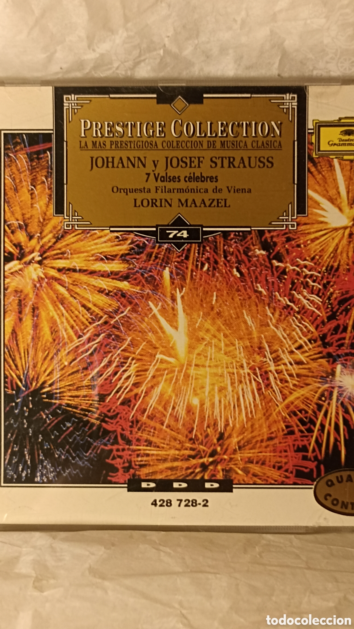 CDs de m&uacute;sica: MINT.&rdquo;Johann y Josef Strauss - 7 Valses C&eacute;lebres&rdquo;.