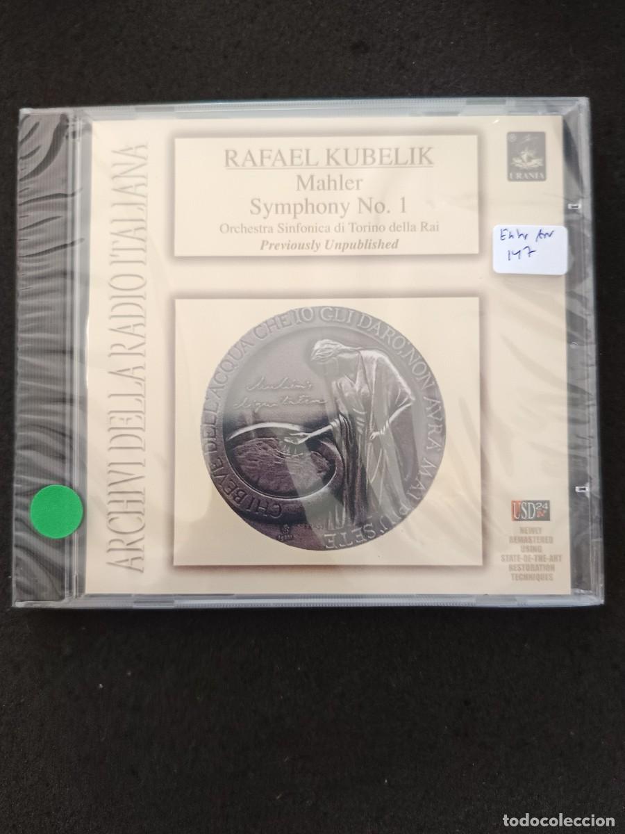 CDs de m&uacute;sica: MAHLER: SINFON&Iacute;A N&ordm; 1. DIR.: RAFAEL KUBELIK. ORQUESTA SINF&Oacute;NICA DE TORINO DE LA RAI. PREVIOUSLY UNP