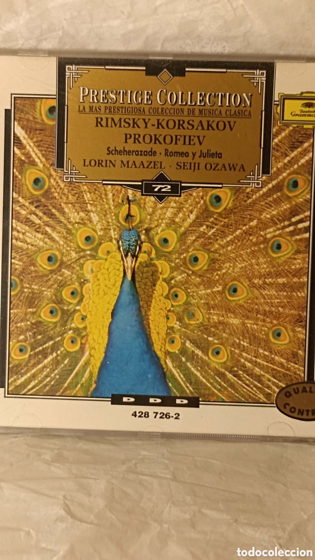CDs de m&uacute;sica: MINT.Scheherazade de Rimsky-Korsakov y Romeo y Julieta de Prokofiev.