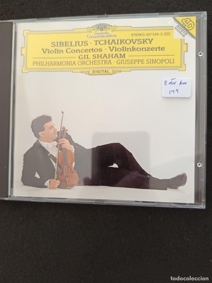 CDs de m&uacute;sica: SIBELIUS / TCHAIKOVSKY: VIOLIN CONCERTOS. VIOLIN: GIL SHAMAM. DIR.: GIUSEPPE SINOPOLI. PHILHARMONIA