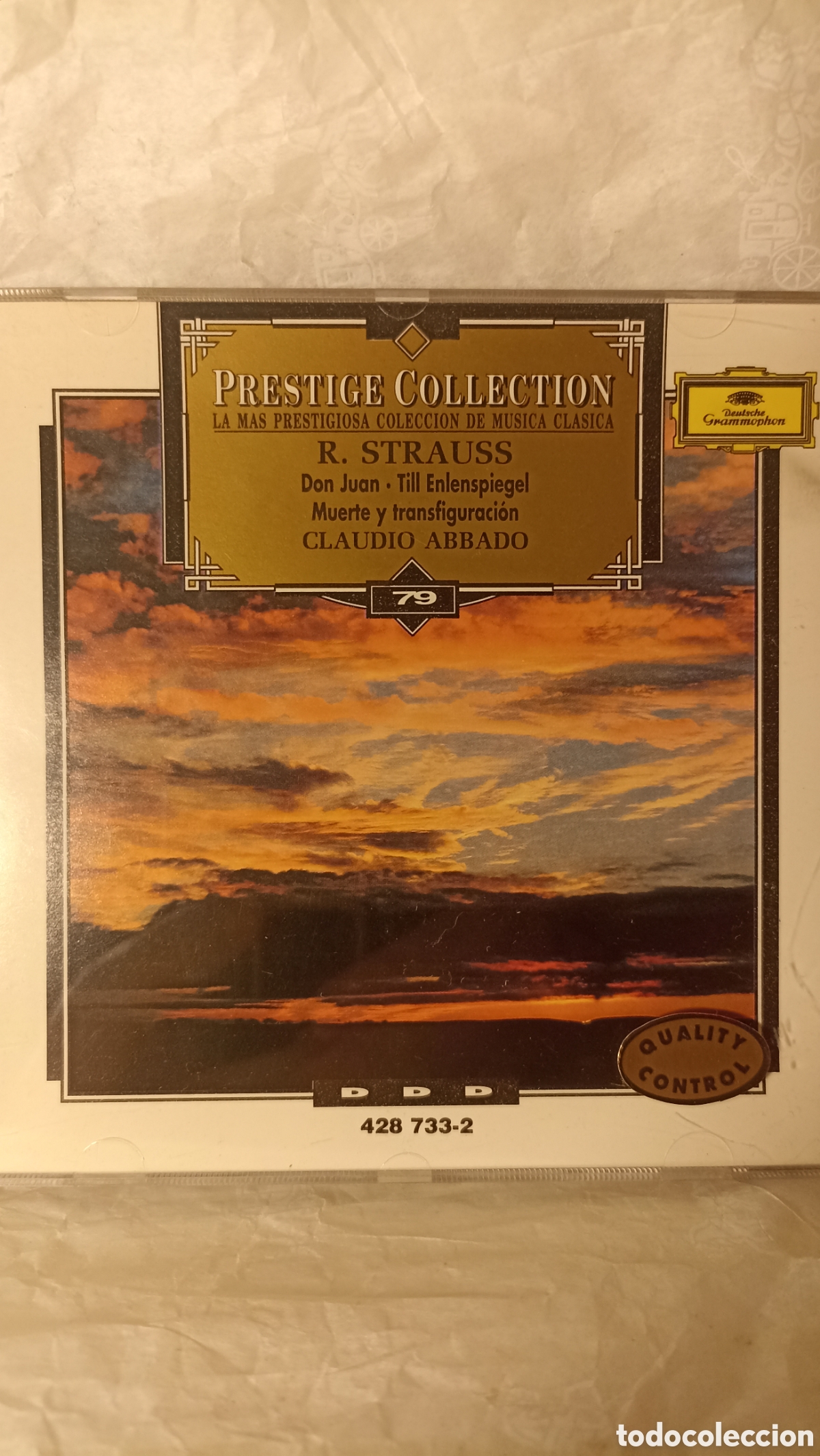 CDs de m&uacute;sica: R.Strauss MINT! &rdquo;Don Juan&rdquo;, &rdquo;Till Eulenspiegel&rdquo; y &rdquo;Muerte y Transfiguraci&oacute;n&rdquo;,