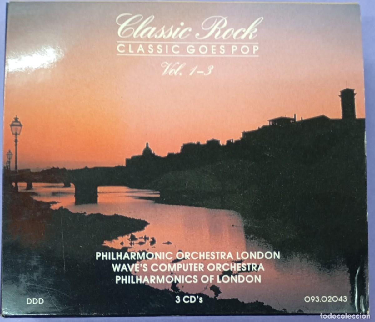 CD de M&uacute;sica: Philharmonic Orchestra London &ndash; Classic Rock (Classic Goes Pop, Vol. 1-3)