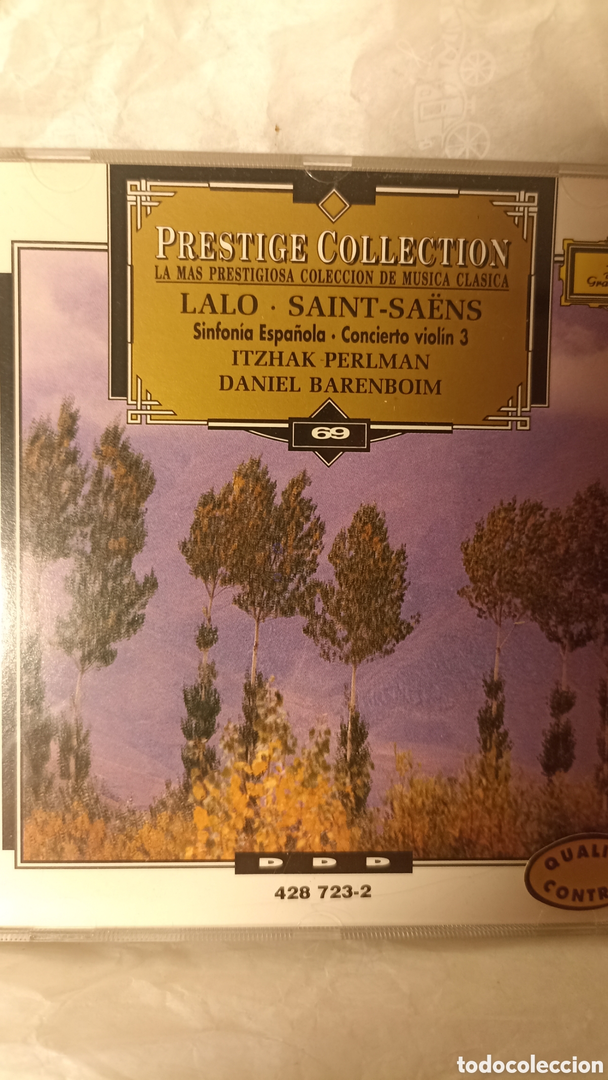 CDs de m&uacute;sica: MINT! Itzhak Perlman y el director Daniel Barenboim. Sinfon&iacute;a Espa&ntilde;ola