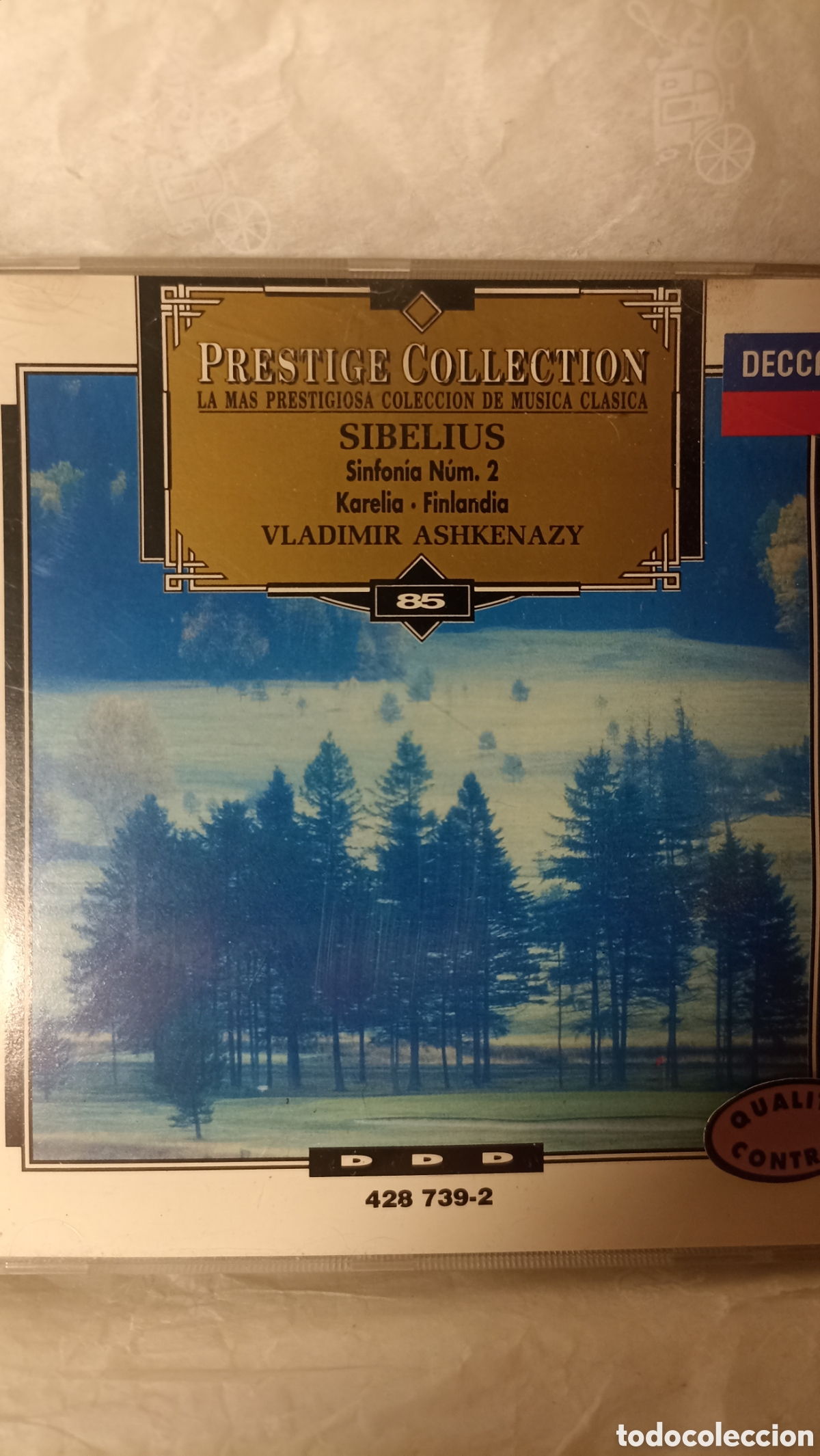 CDs de m&uacute;sica: MINT SIBELIUS SINFONIA N&ordm; 2 ,KARELIA ,FINLANDIA VLADIMIR ASHKENAZY PRESTIGE COLLECTION N&ordm; 85