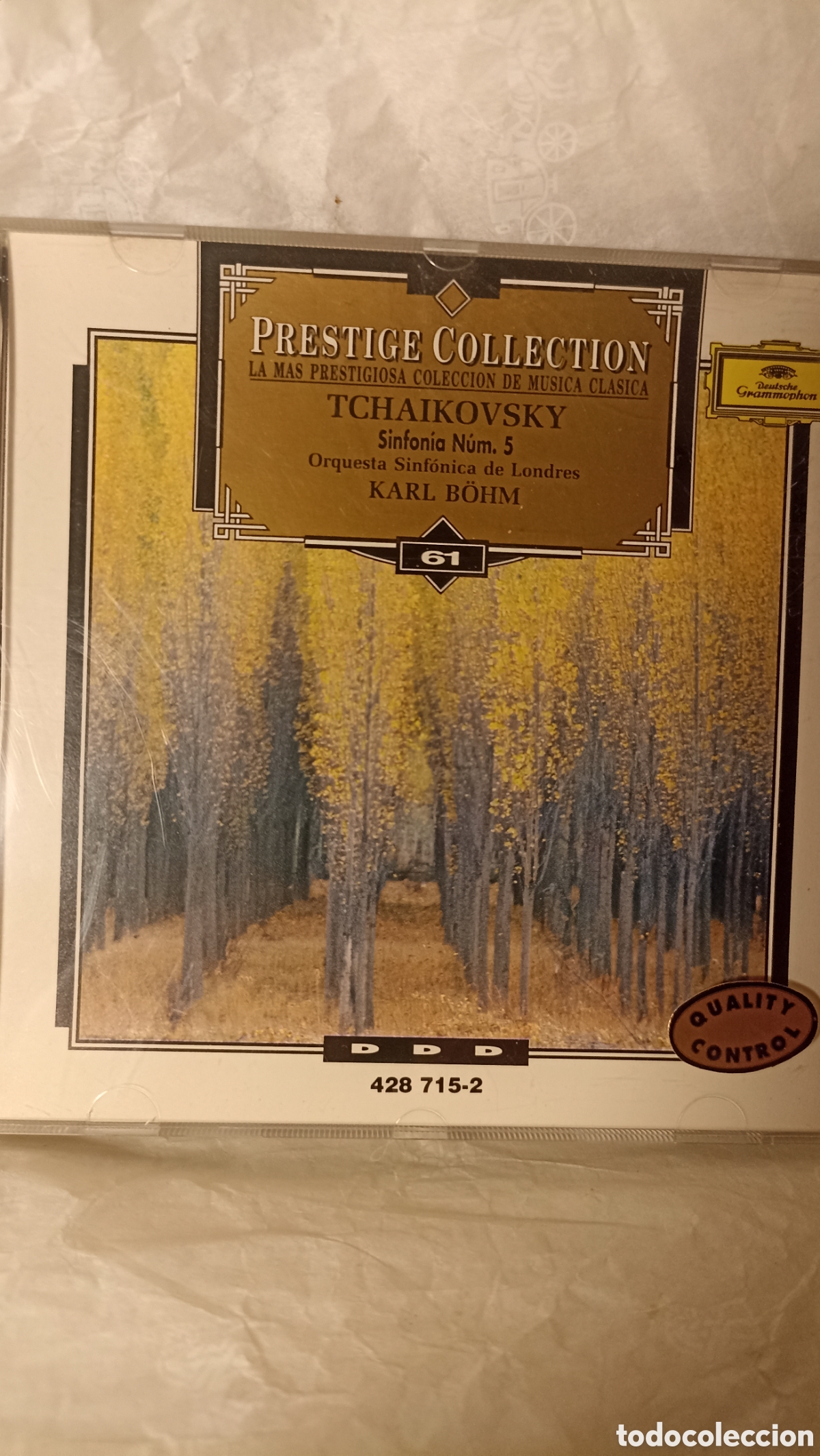 CDs de m&uacute;sica: MINT...TCHAIKOVSKY Sinfon&iacute;a N&uacute;m. 5 Orquesta Sinf&oacute;nica de Londres KARL BOHM