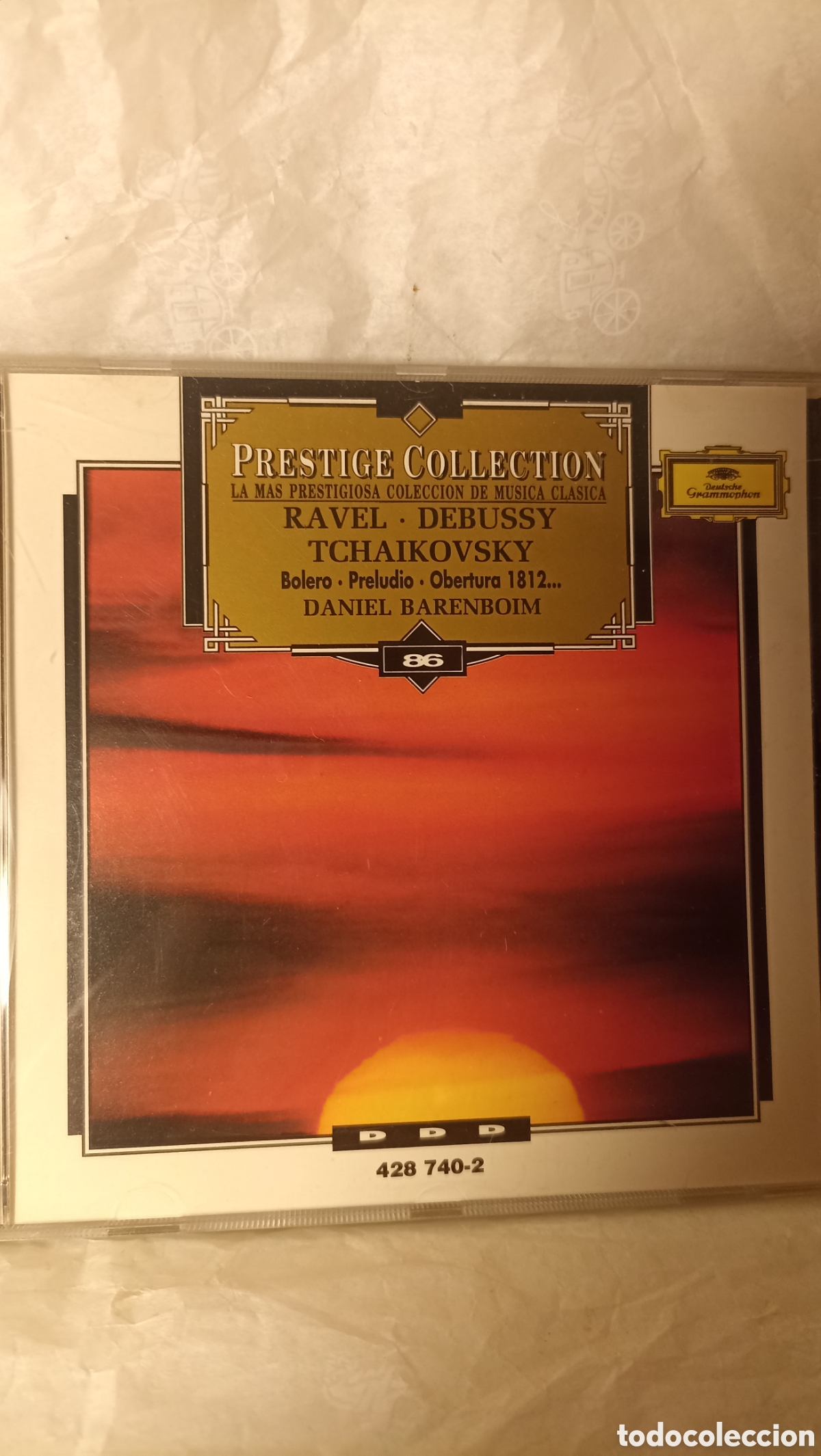 CDs de m&uacute;sica: Ravel, Debussy y Tchaikovsky, dirigidas por Daniel Barenboim.