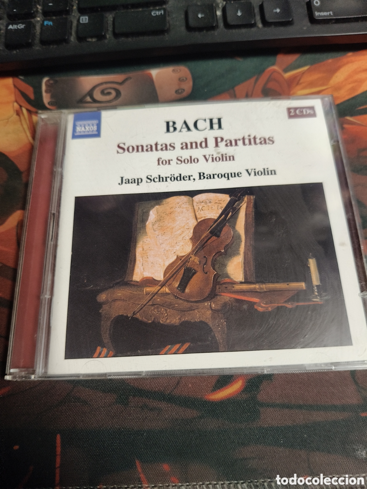CDs de m&uacute;sica: Bach sonatas and partitas for solo viol&iacute;n - Cd