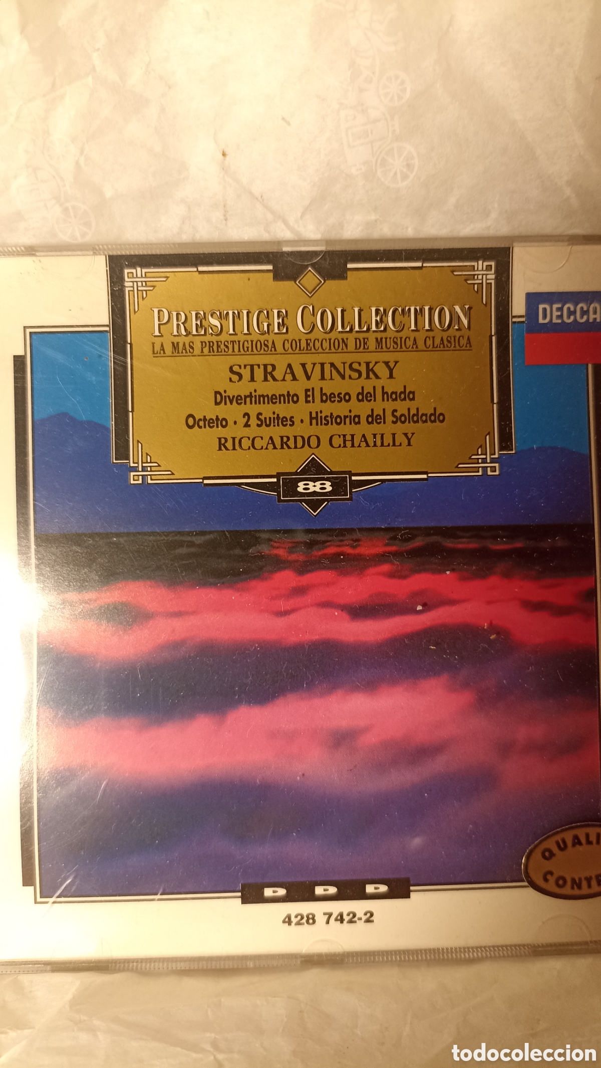 CDs de m&uacute;sica: MINT. DECCA.&rdquo;Stravinsky - Divertimento El Beso Del Hada&rdquo;, dirigido por Riccardo Chailly.