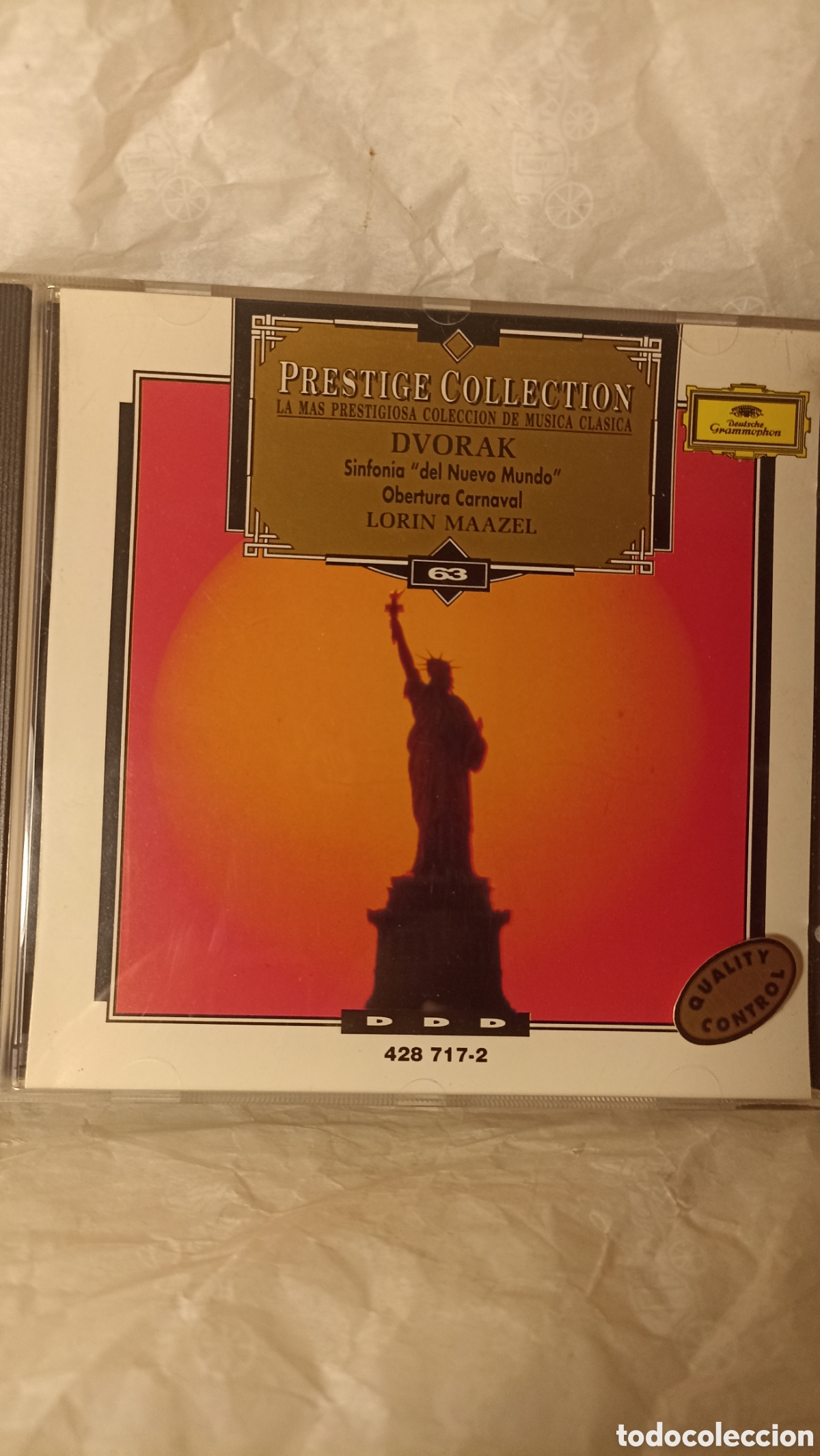 CDs de m&uacute;sica: MINT! &rdquo;Sinfon&iacute;a del Nuevo Mundo&rdquo; y la &rdquo;Obertura Carnaval&rdquo; de Anton&iacute;n Dvoř&aacute;k.Lorin Maazel
