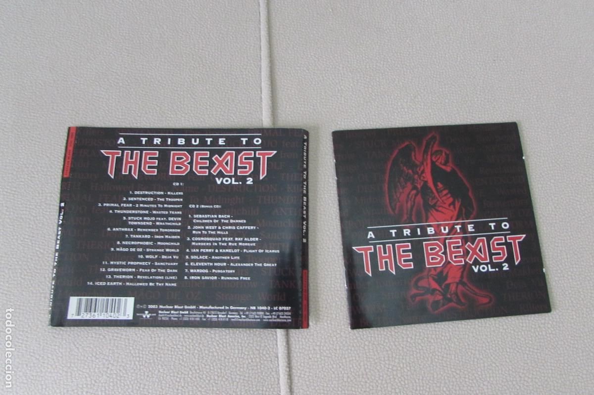 CDs de m&uacute;sica: A TRIBUTE TO THE BEAST VOL 2 CARATULAS ORIGINALES