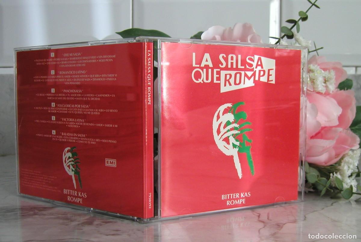 CDs de m&uacute;sica: CD La Salsa que rompe promoci&oacute;n Bitter Kas A&ntilde;o 1992 Factor&iacute;a Latina Salsa mix Emi Odeon Ver t&iacute;tulos
