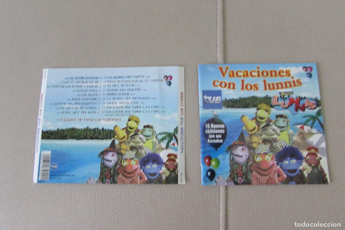 CDs de m&uacute;sica: LOS LUNNIS Vacaciones con Los Lunnis SOLO CARATULAS ORIGINALES