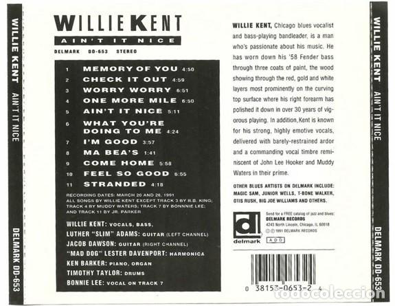 CDs de m&uacute;sica: Willie Kent &ndash; Aint It Nice - PRECINTADO - Foto 2