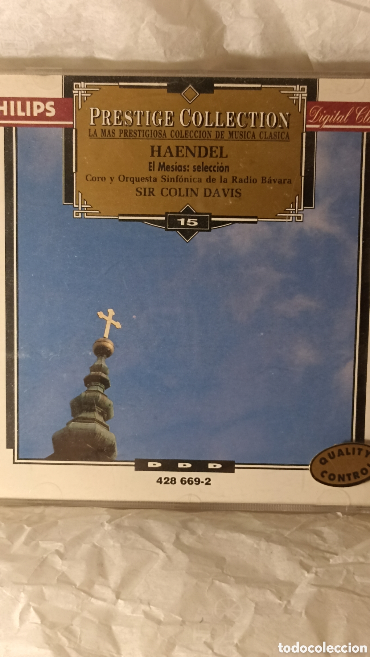 CDs de m&uacute;sica: MINT!!El Mes&iacute;as&rdquo; de Georg Friedrich Haendel.