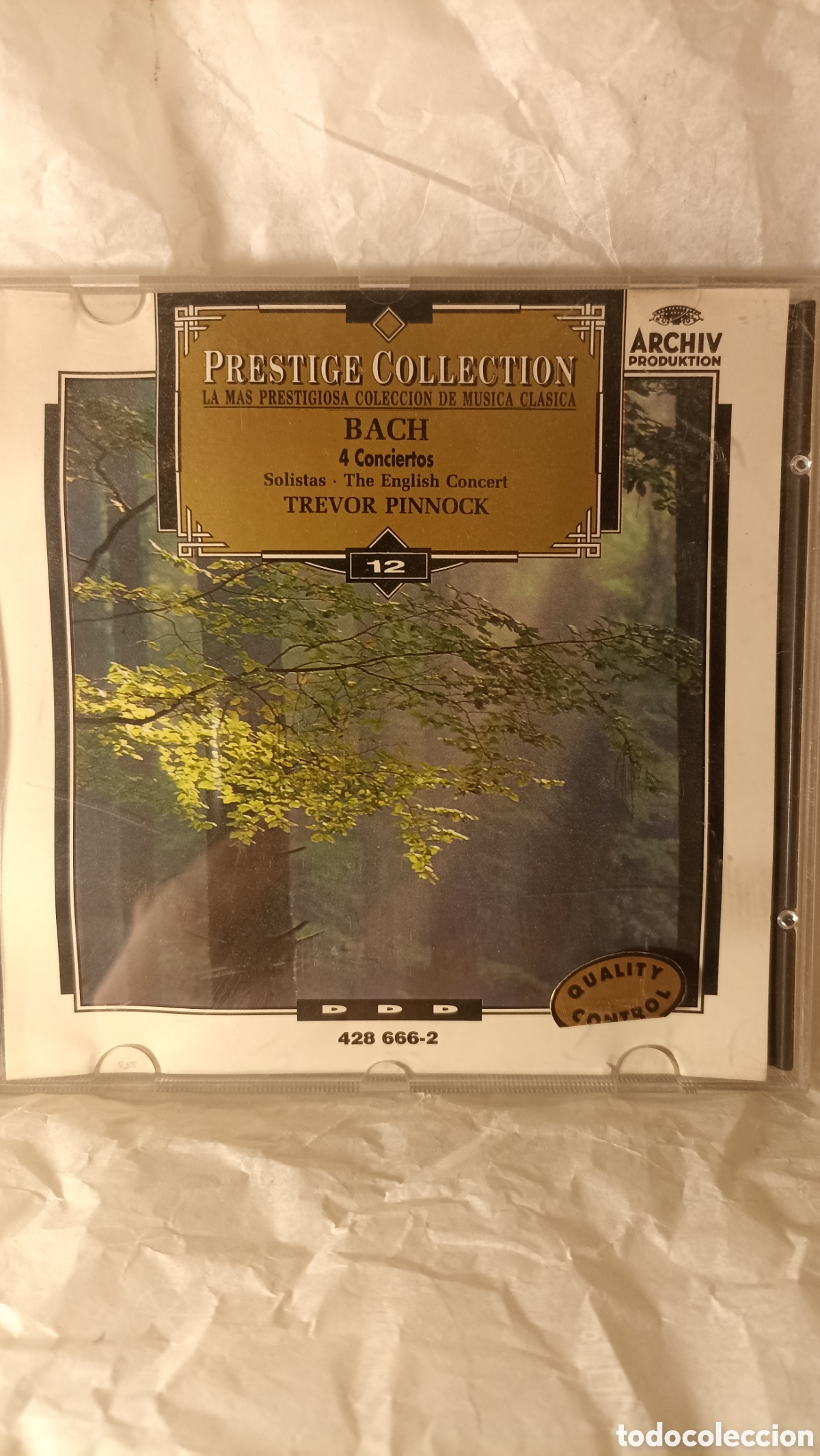 CDs de m&uacute;sica: MINT. J. S. Bach.Trevor Pinnock dirigiendo The English Concert.