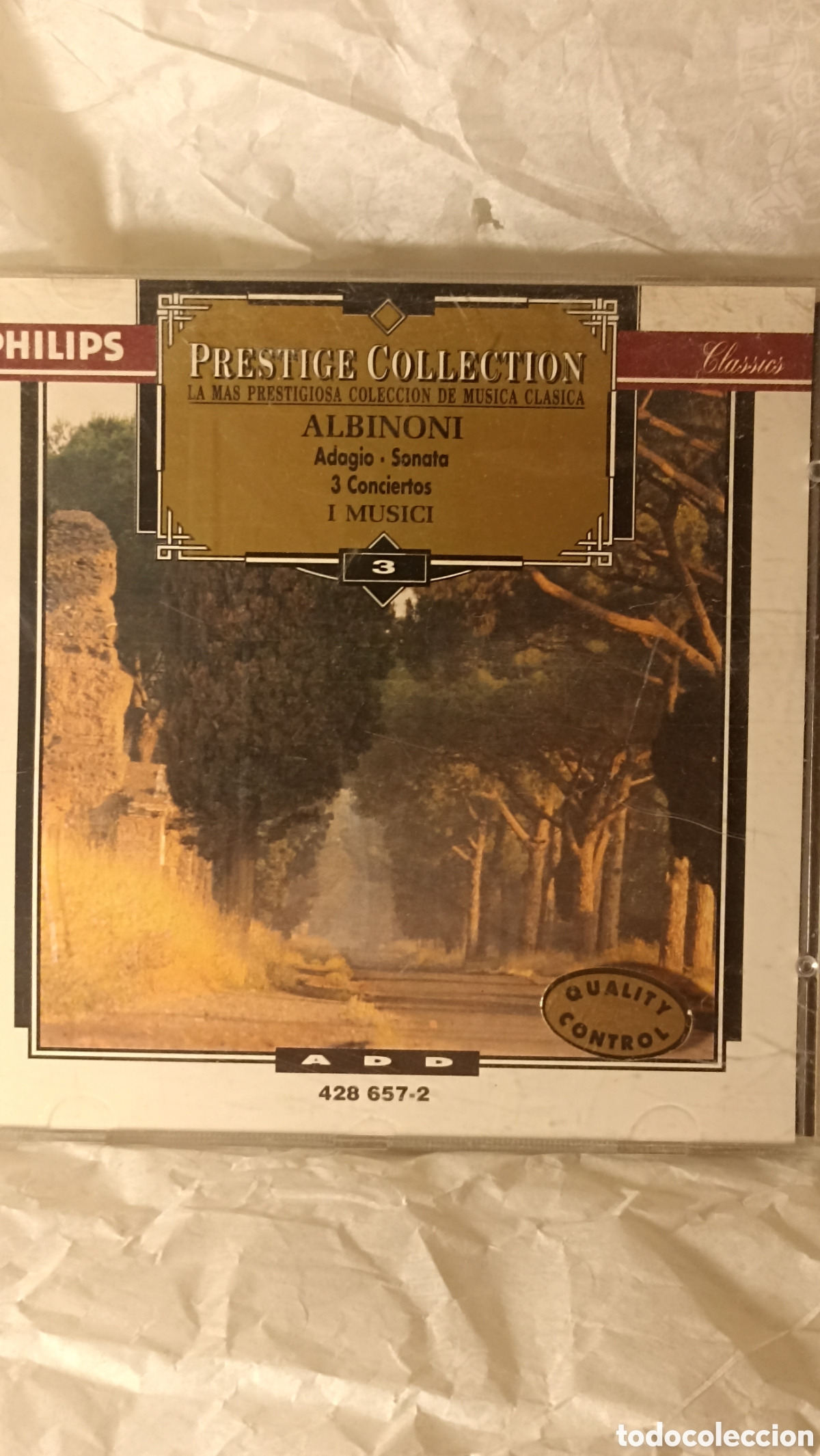 CDs de m&uacute;sica: Tomaso Albinoni - Adagio &middot; Sonata &middot; 3 Conciertos.