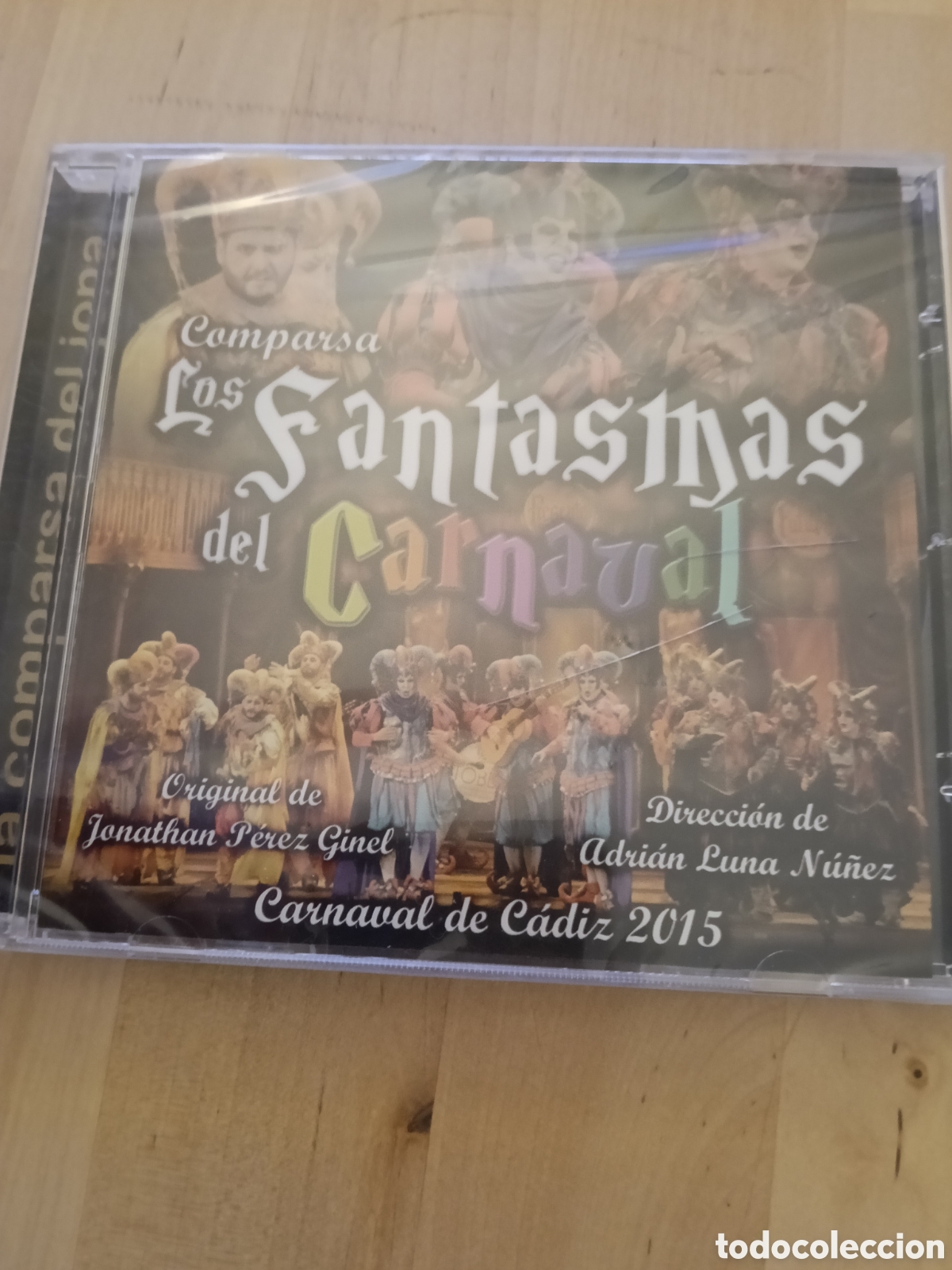 CDs de m&uacute;sica: Cd Los Fantasmas de la &Oacute;pera, La Comparsa del Jona, Carnaval de C&aacute;diz 2015