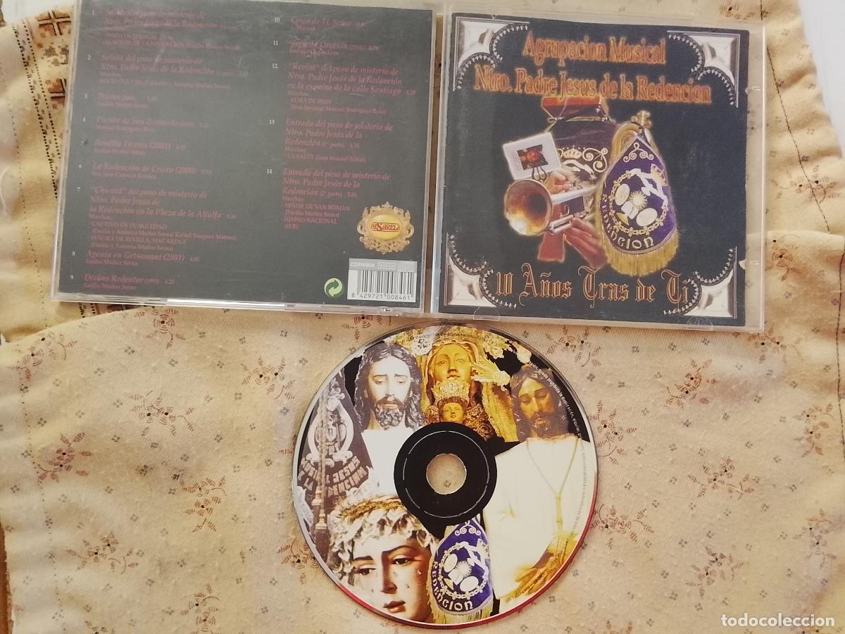 Musik-CDs: CAJA PLASTICO CD AGRUPACION MUSICAL PADRE JESUS CRISTO DE LA REDENCION SEMANA SANTA SEVILLA