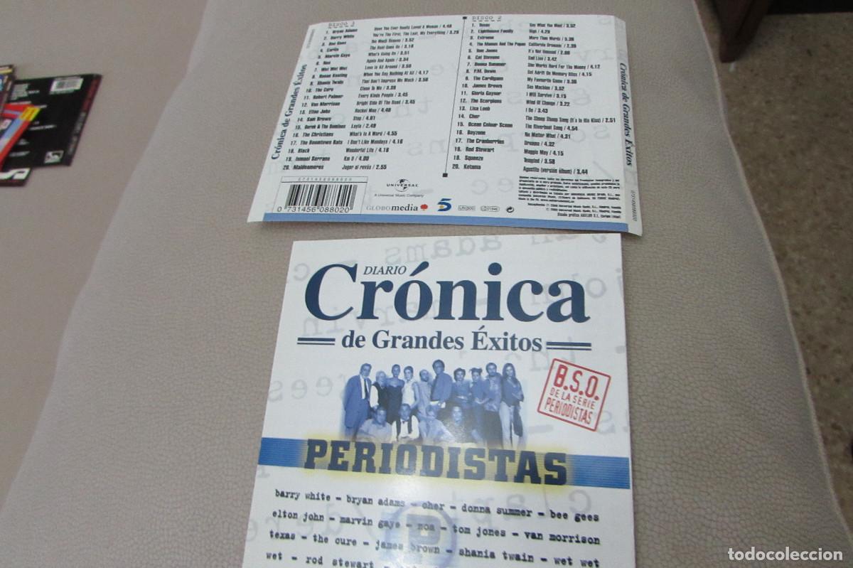 Music CDs: Cr&oacute;nica de Grandes &Eacute;xitos: B.S.O Serie Periodistas SOLO CARATULAS ORIGINALES