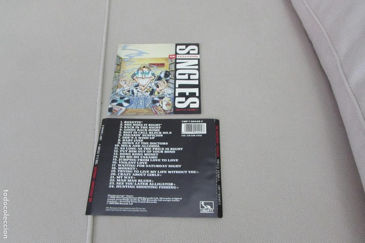 CDs de m&uacute;sica: DR. FEELGOOD. SINGLES SOLO CARATULAS