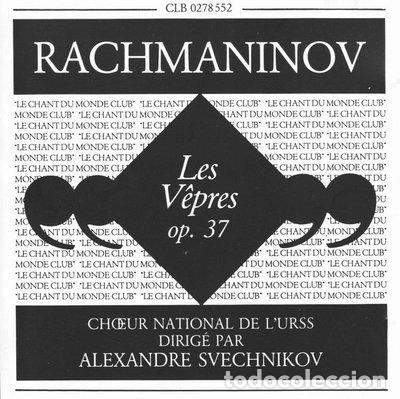 CDs de m&uacute;sica: Rachmaninov: Les V&ecirc;pres, Op. 37- 3149023685522