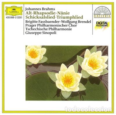 CDs de m&uacute;sica: Brahms: Alt-Rhapsodie, N&auml;nie, Schicksalslied, Triumphlied- 0028943506625