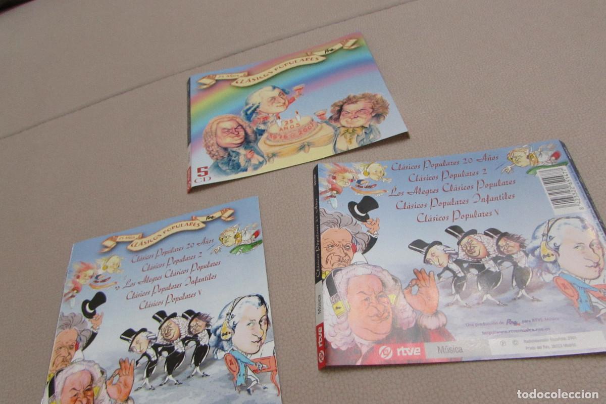 CDs de m&uacute;sica: 25 A&Ntilde;OS DE CLASICOS POPULARES SOLO CARATULAS