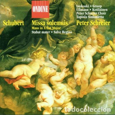 CDs de m&uacute;sica: Schubert: Missa solemnis; Stabat mater; Salve Regina- 0761195091722