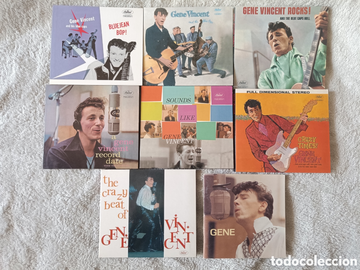 CDs de m&uacute;sica: GENE VINCENT 7 CD'S CAPITOL RECORDS + LIBRETO