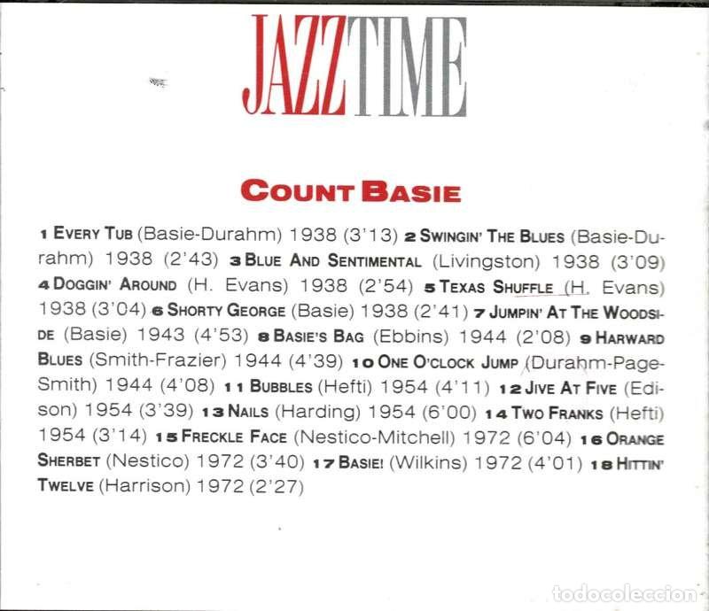 CDs de m&uacute;sica: Count Basie - Jazz Time. CD - Foto 2