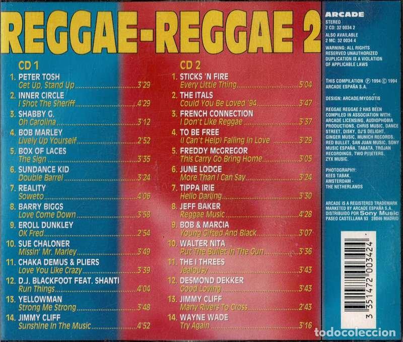 CDs de m&uacute;sica: Reggae-Reggae 2 - Es Mucho Mas. 2 x CD - Foto 2