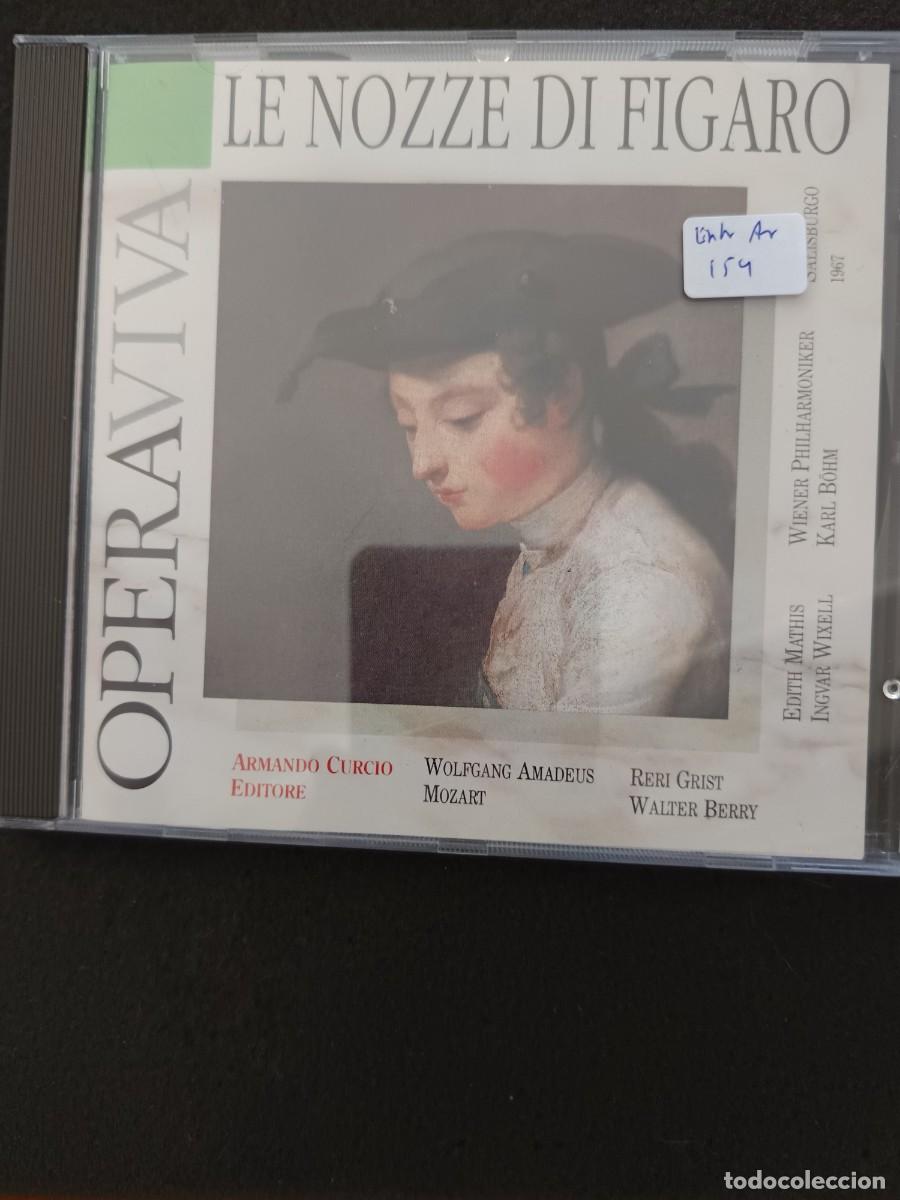 CDs de m&uacute;sica: LE NOZZE DI FIGARO (EXTRACTOS).- DIR: KARL B&Ouml;HM. INTER: WALTER BERRY, EDITH MATHIS. REGISTRO EN VIVO